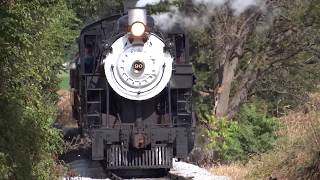 preview picture of video 'Strasburg Railroad Steam Engine #90'