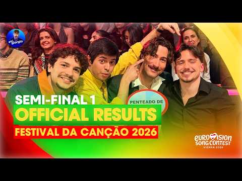 🇵🇹 Festival da Canção 2026: Semi-final 1 - Official Results