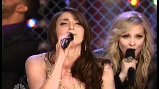 Sara Bareilles on &quot;The Sing off&quot; performing Gonna get over you