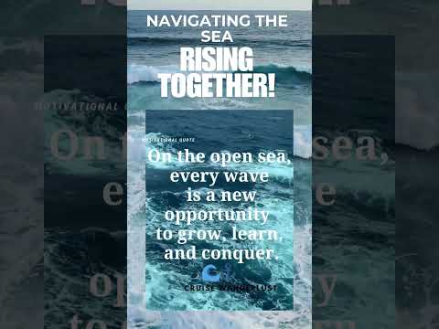 Thumbnail for #shortsviral #EACH WAVE REPRESENTS A CHALLENGE #cruiselife #travel