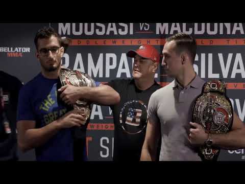 Gegard Mousasi vs Rory Macdonald  Staredown