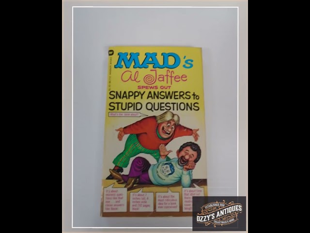 Vídeo relacionado con mad's al jaffee spews out snappy answers to stupid questions