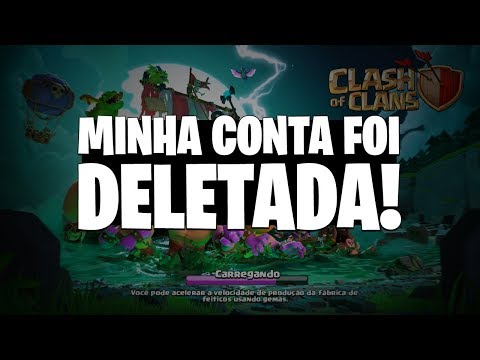 Clash of Clans DELETOU minha Vila! - Supercell ID Sumiu