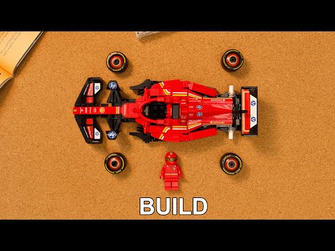 Building the LEGO Ferrari F1 | Satisfying ASMR Speed Build