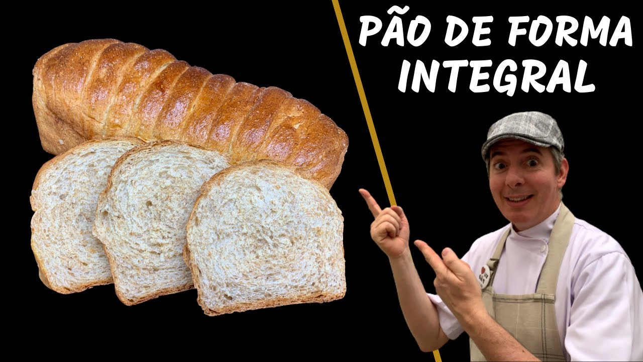 Pão de Forma Integral !!! Muito leve !!! Um clássico da padaria !!!