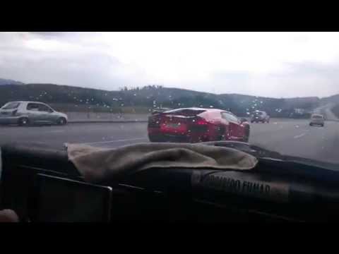 Opala vs Lamborghini  na rod. Bandeirantes, parte 2