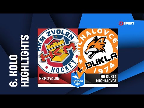 6. kolo: HKM Zvolen - HK Dukla Michalovce 7:2 (2:0, 1:1, 4:1)