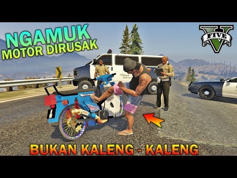 PREMAN TERKUAT DITILANG POLISI - GTA 5 YOUTUBER KOCAK PARODY