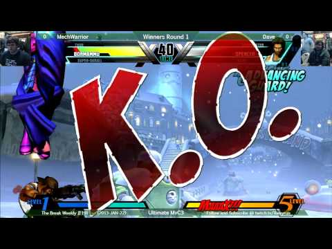 The Break #191   UMvC3 W1   MechWarrior VS Dave