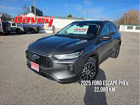 2025 Ford Escape PHEV FWD in Gray for sale at Davey Auto Sales Oshawa South in Oshawa, ON