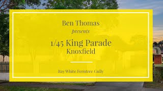 1/45 King Parade, Knoxfield - Ray White Ferntree Gully