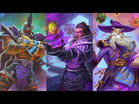 Hearthstone Rafaam, Vectus, Alabaster Theme (Gorgrond/Botani/The Everbloom – Warrior’s Journey)