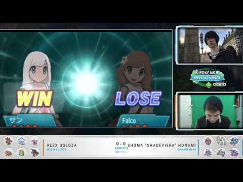 Alex Ogloza vs Shoma Honami ONOG VGC 17 Pokemon Invitationals Group B