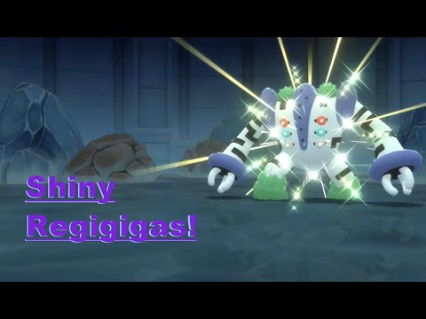 Got a Shiny Regigigas in BDSP