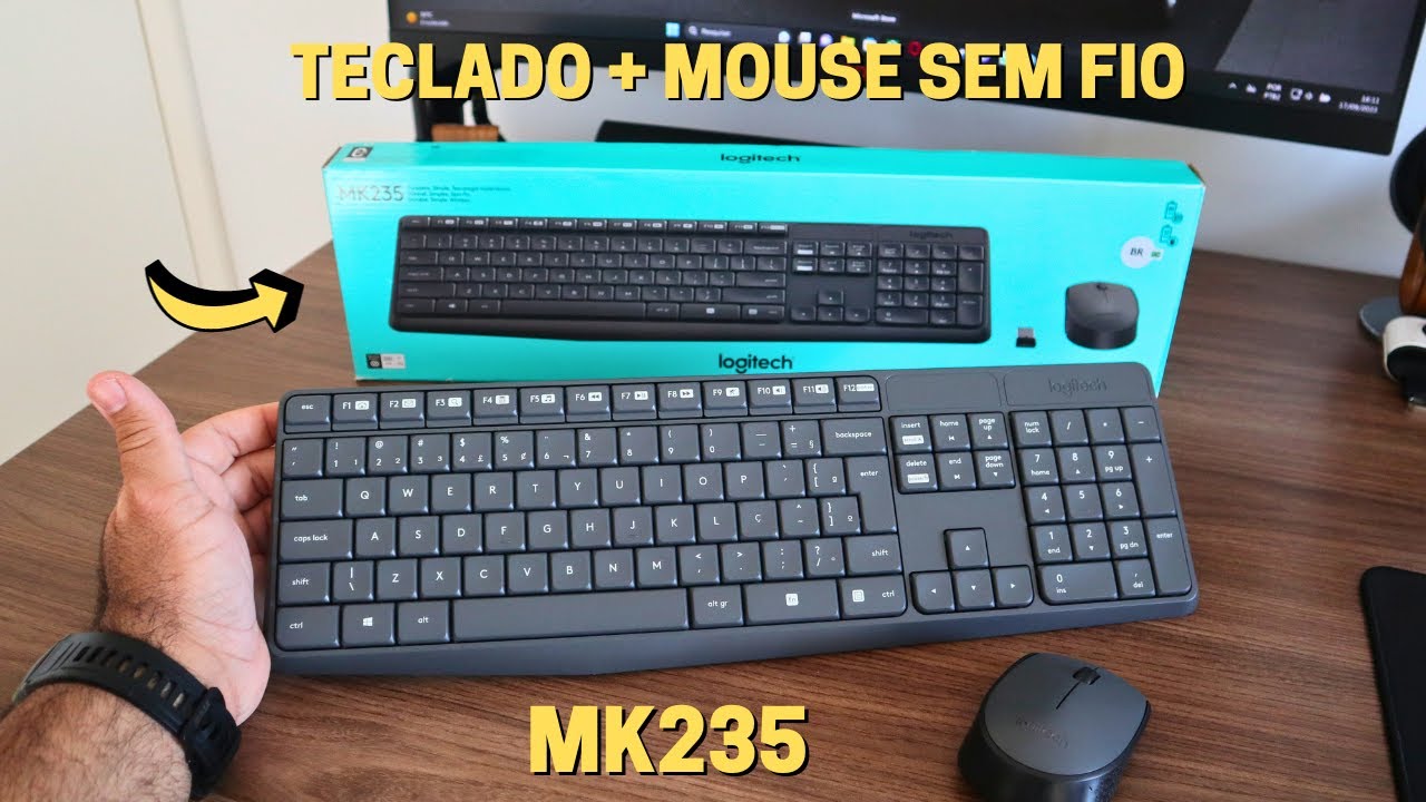 LOGITECH MK235 - Teclado e Mouse Sem Fio com ÓTIMO CUSTO BENEFÍCIO!