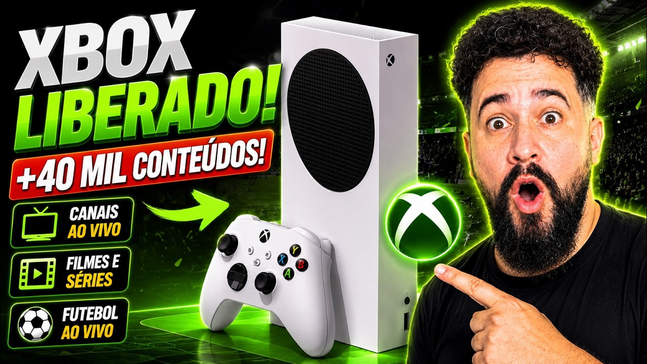 🎮 IPTV PARA XBOX ONE – IPTV COMPLETO +40 MIL CONTEÚDOS