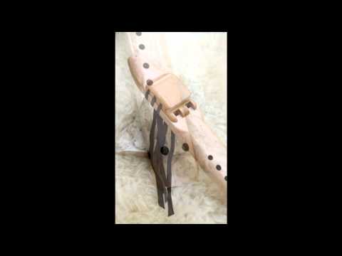 Native American Inspired 7 hole Extended Scale DRONE FLUTE in the Key of A