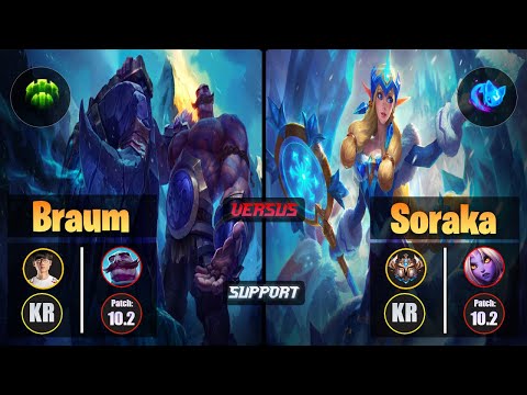 Effort [Guardian] BRAUM (Support) VS [Summon Aery] SORAKA - Master KR Patch 10.1