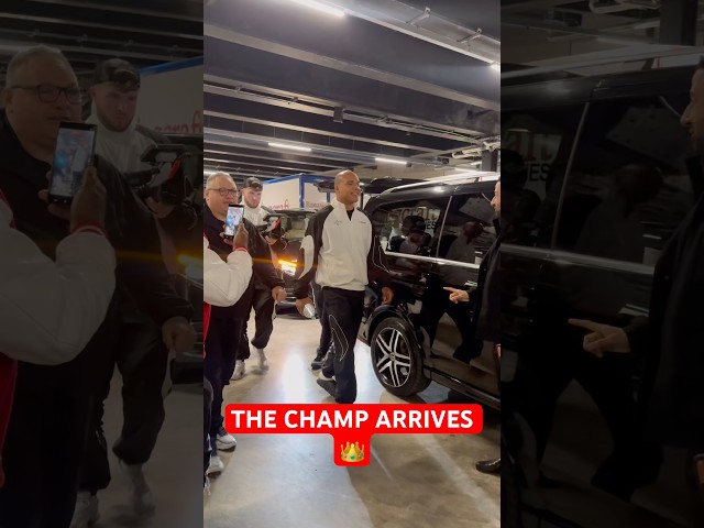 THE CHAMP ARRIVES👑