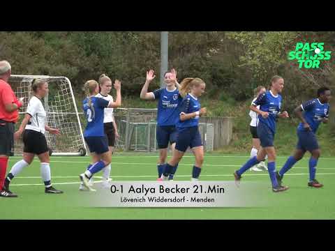 SV Lövenich Widdersdorf Frauen vs SV Menden Frauen/U17/1.Mannschaft | Pass Schuss Tor