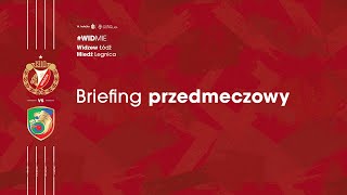 Transmisja z briefingu przed meczem z Miedzią Legnica