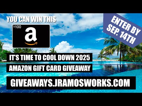 Amazon Gift Card Giveaway - It's Time to Cool Down 2025 Edition