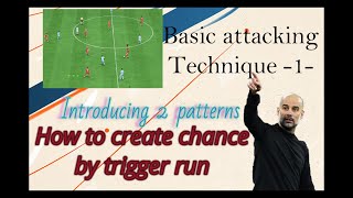 2 patterns of creating chance by trigger run　#fifa23ultimateteam  #triggerun #biginers
