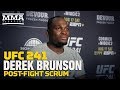 UFC 241: Derek Brunson Credits Dominick Cruz For Convincing Him To Find A Head Coach