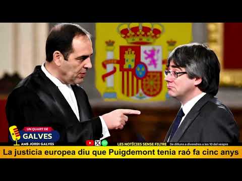 La justicia europea diu que Puigdemont tenia raó fa cinc anys, quan reclamava immunitat /2026 02 05