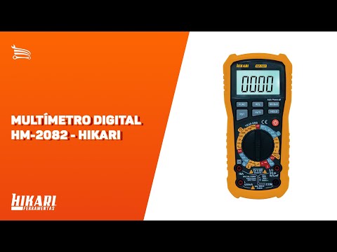 Multímetro Digital HM-2082 CAT IV 600V - Video