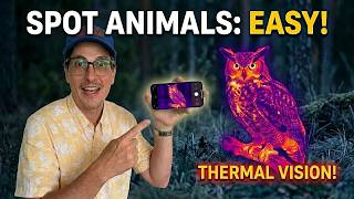 Thermal imaging shows animals hiding in plain sight MiLESEEY Monocular