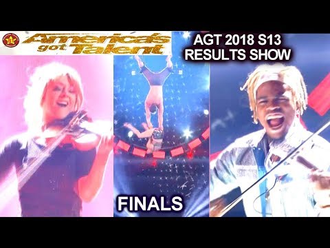 Brian King Joseph Lindsey Stirling & Duo Transcend Perform | Finale America's Got Talent AGT