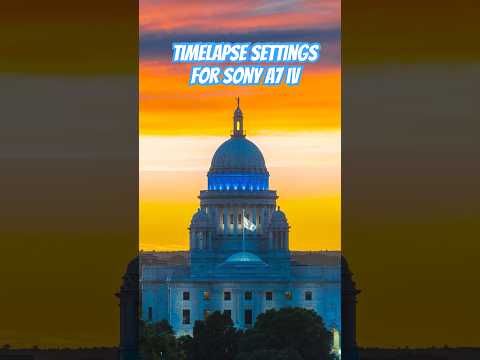 How to Shoot a Timelapse with Sony A7 IV #timelapse #sony #sonya7iv #sunset #landscapephotography