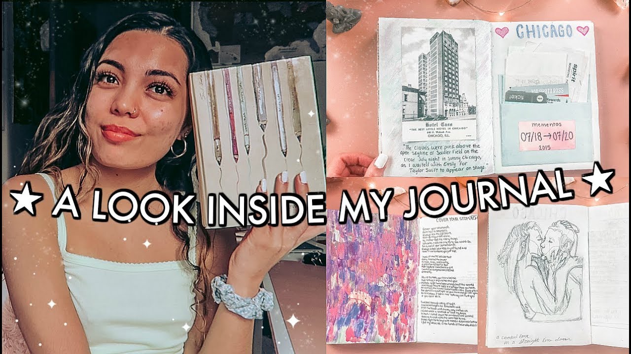 a look inside my favorite journal about the hardest/greatest years of my life (tumblr journal ideas)