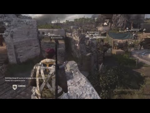 COD WW2 2 des balles du QG et Chute de 38 pieds