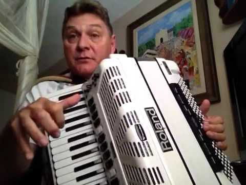 Luis Espindola - Jazz Accordion (Montuno and Syncopated Bass explained on Roland FR7x)