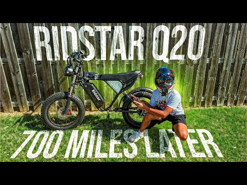 Ridstar Q20 The 30MPH Amazing Amazon E-bike | 700+ Miles later