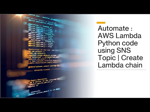 Aws Lambda Chain Python Code With Lambda Sns Topic Eventbridge Trigger To Automate Lambda