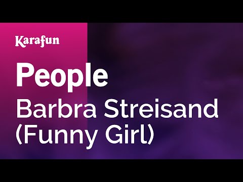 People - Funny Girl (film) (Barbra Streisand) | Karaoke Version | KaraFun