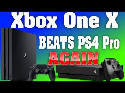The Xbox One X Crushes The PS4 Pro In Another Face-Off! PS4 Fans Can't Believe it!