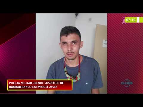 Um criminoso é morto e outro é preso pela Polícia após assaltos em Miguel Alves 16 10 2020