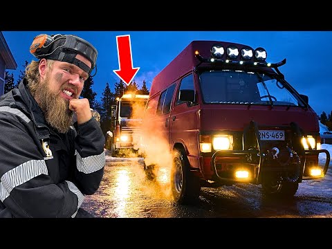 SCANIA JÄÄTYNYT KIINNI MAAPALLOON, MIKÄ NEUVOKSI?