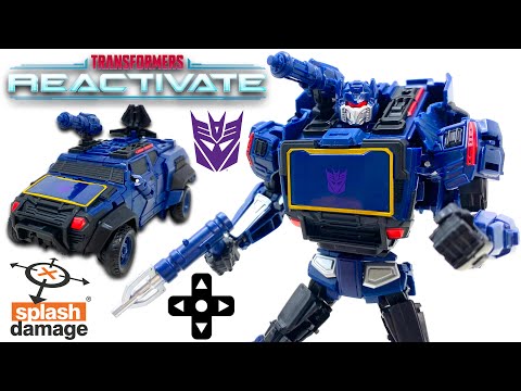 Transformers REACTIVATE Deluxe Class SOUNDWAVE Review