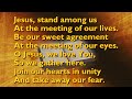 Jesus Stand Among Us & Here is Bread - Graham Kendrick [with lyrics for congregations]