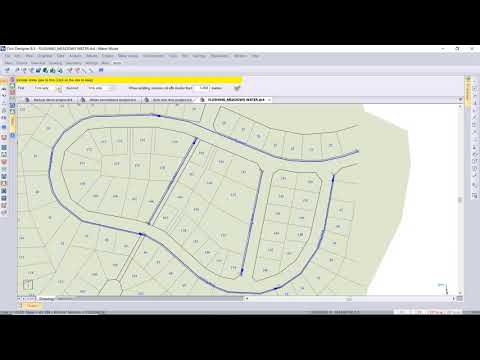CIVIL DESIGNER software FAQ - Setting up a water model