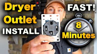 Dryer Receptacle Installation - 4 Prong Outlet Wiring