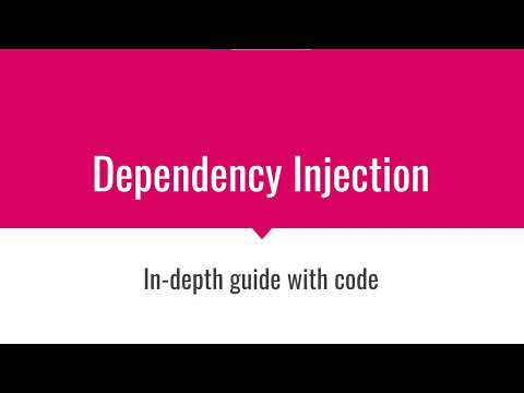 Dependency Injection in .net core