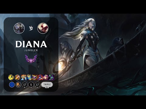 Diana Jungle vs Lee Sin - EUW Master Patch 13.14