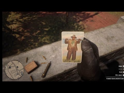 Famous Gunslinger Cigarette Card 5 Location #RDR2 #CigaretteCards