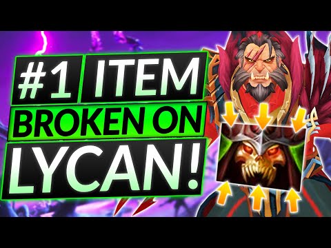 NEW ITEM BUILD is SUPER BROKEN on Lycan - FREE MMR CARRY Tips - Dota 2 GUide